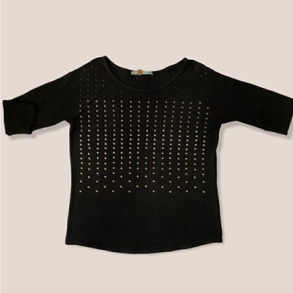 Maurice’s Three Quarter Sleeve Studded Knit Sweater